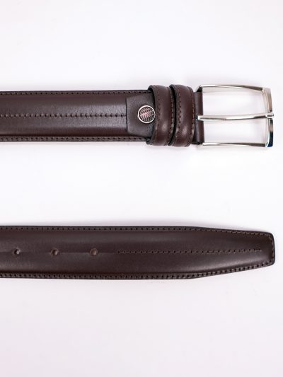 کمربند چرم قهوه ایی