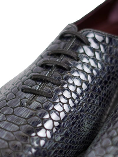 کفش آکسفورد طوسی سرمه ای